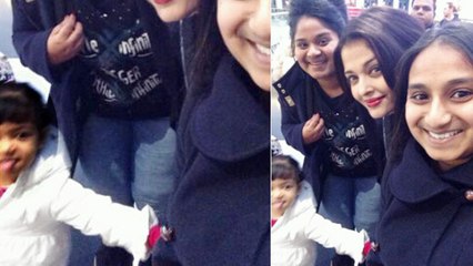 Cute Aaradhya Bachchan Shows Off Her Tongue In A Selfie With Aishwarya Rai