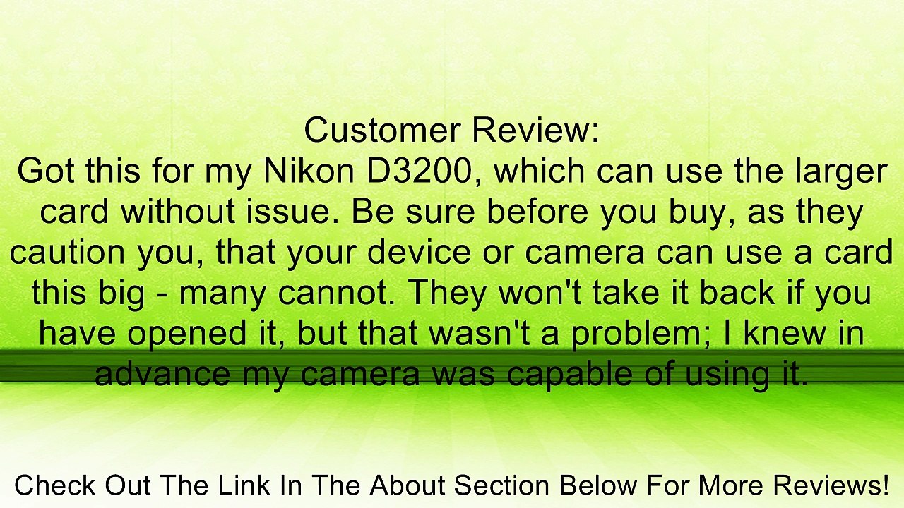 64GB SD XC Class 10 SCT Secure Digital Ultimate Extreme High Speed SDXC Flash Memory Card 64G 64 GIGS GB FOR Digital Camera SLR Tablet Computer GPS Review