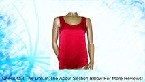 Merge Left College Classics SOLID RED 100% Silk Womens/Juniors Tank Top Review