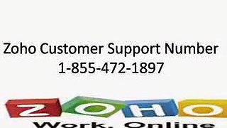 1-855-472-1897 Zoho Tech Support Customer Toll free number