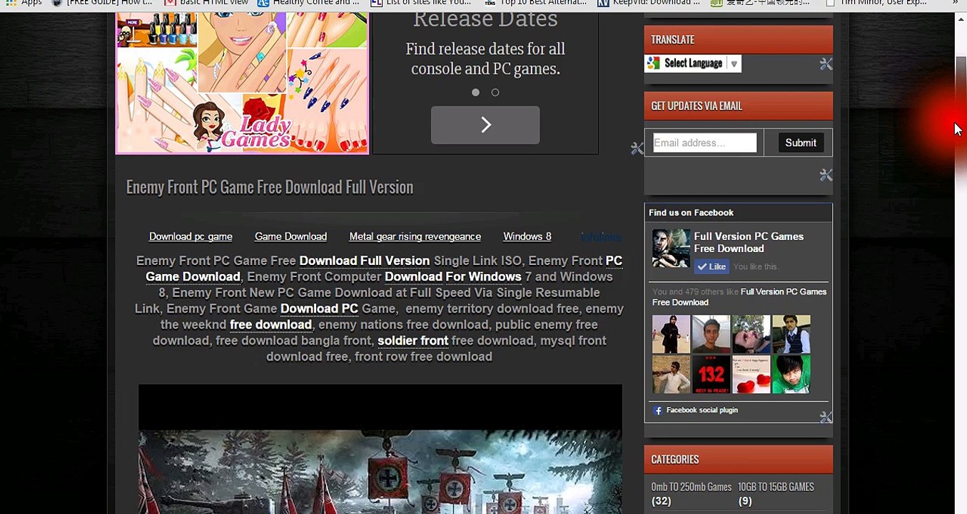 Enemy Front PC Game Free Download Direct Single Link