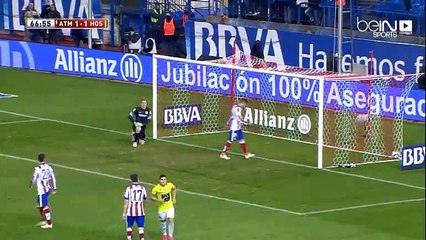 اهداف مباراه اتلتكو مدريد وهوسبيتاليت في بطوله كاس الملك الاسباني 2/2