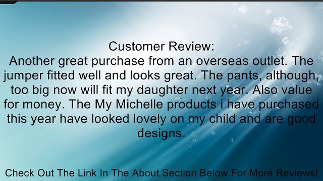 My Michelle Big Girls' Split Neck Sweater, Purple, Large Review