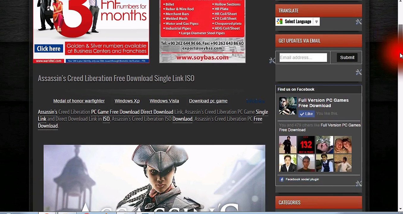 Assassins Creed Liberation PC Game Free Download Direct