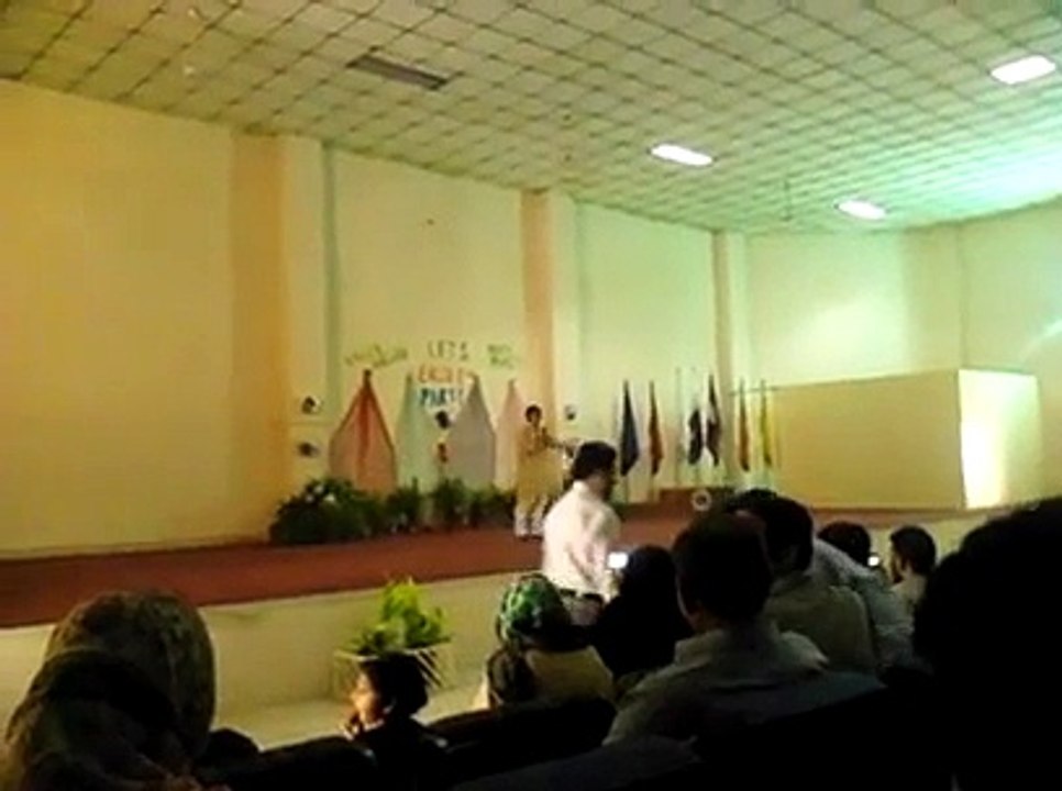 Army School Auditorium few mins before terroris...