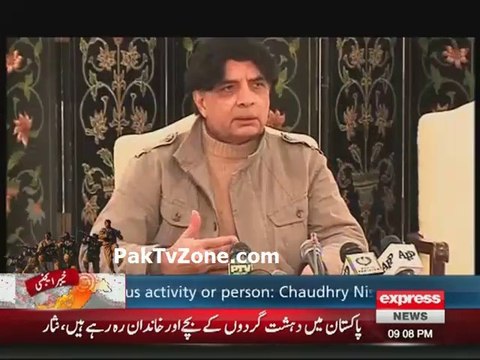 Cold-blooded incident of Peshawar carnage could be repeated Chaudhry Nisar reveals