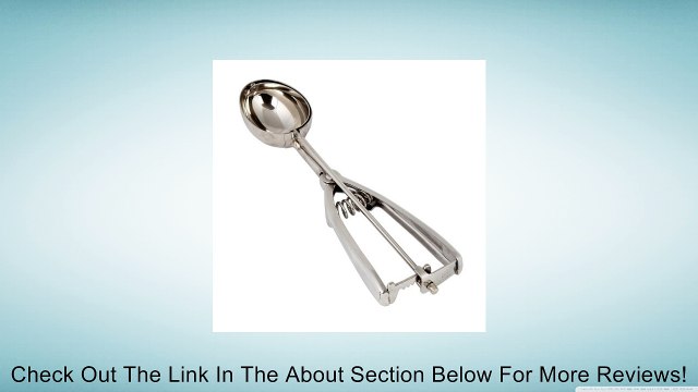 Excellant� 1.5-Ounce Stainless Steel Ambidextrous Scoop, Oval Shape 0.8125 by 2.5-Inch Review