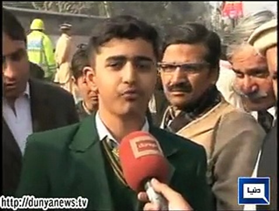 Pashawar School attack exclusive statement by student