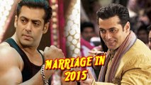 Salman Khan Wants To Get Married Now | Big Entertainment Awards