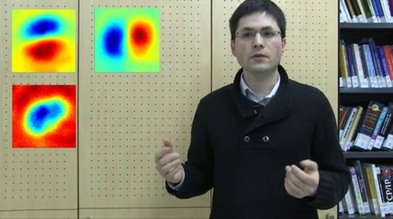 Imaging the collective excitations of an ultracold gas using statistical correlations