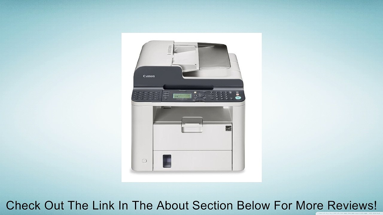 Canon FAXPHONE L190 Monochrome Laser Fax Machine Duplex Printer Review