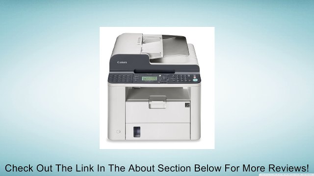 Canon FAXPHONE L190 Monochrome Laser Fax Machine Duplex Printer Review