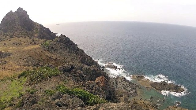 Balade sur ile fourche st-Barth en 2012