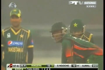 Saeed Ajmal Wicket Against Kenya with New Action