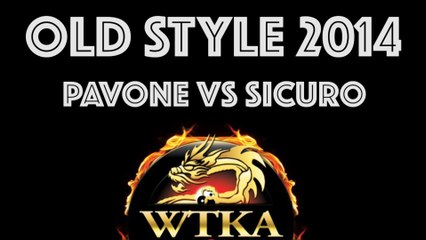 Old Style Master Grand Prix - Pavone VS Sicuro