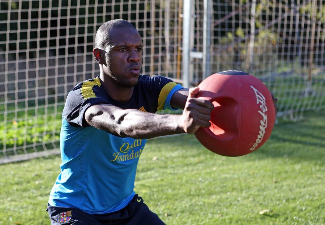 Treball físic d'Abidal a la Vall d'Aran