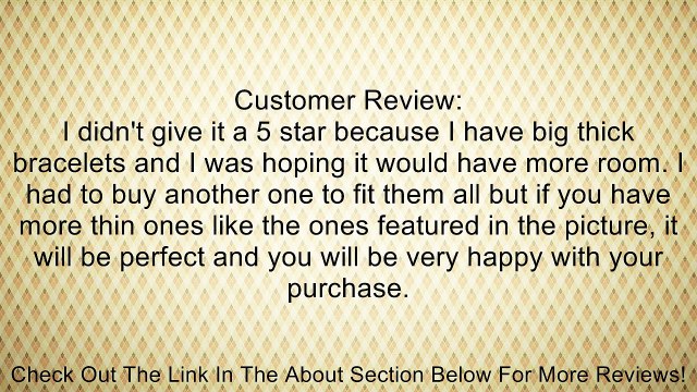 SODIAL- NEW Black Velvet Bracelet T-Bar Jewelry Display Bangle Review