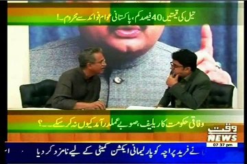 Waqt News Lab Azad Adil Jilani with MQM Waseem Akhtar (18 Dec 2014)