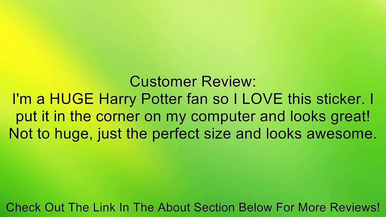 Deathly Hallows Harry Potter Sticker Decal - 5 Inch - Apple Macbook Laptop Decal Review