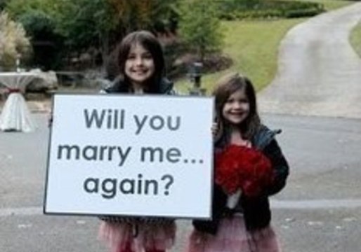 Romantic Father Surprises Wife by Asking Her to Marry Him Again