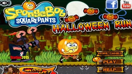 SpongeBob Square Pants Halloween Run Game - Gameplay online
