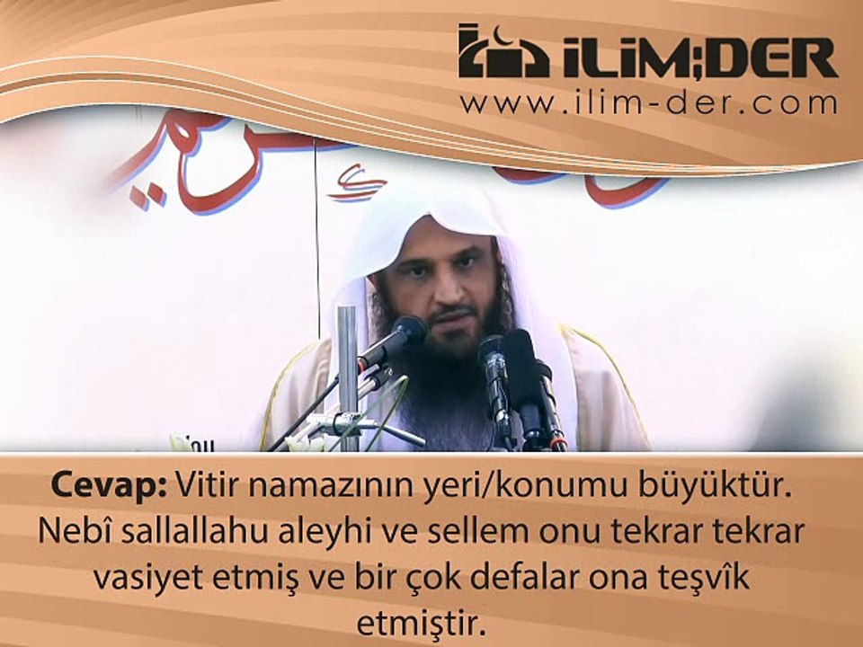 Vitir Namazını Terk Eden Günahkâr Olur mu?