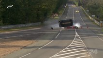 24H Le Mans 2012 Race Davidson Massive Crash Flip