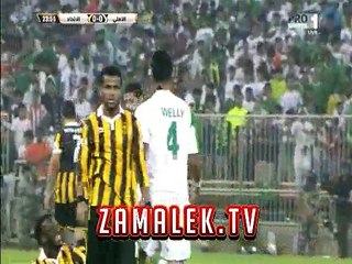 عبد الشافى فى مباراه الاهلى ضد الاتحاد