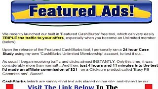 Cash Blurbs Don't Buy Unitl You Watch This Bonus + Discount