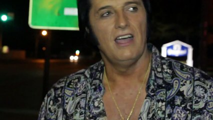 Bobby Hollis cuts an ad for Elvis Week 2014 video