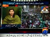 Aaj Geo News Kay Sath Masood Raza with MQM Saman Jafri (19 Dec 2014)