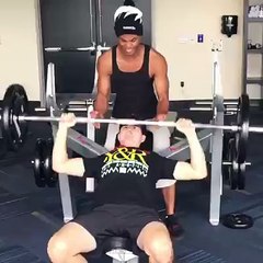 When your favorite song comes on at the gym