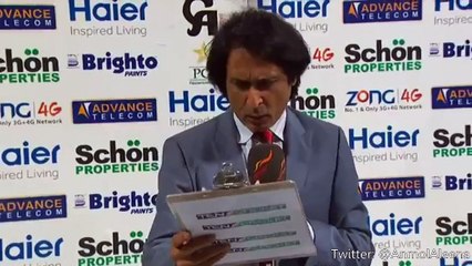 Shahid Afridi don't shake hand in Pakistan v New Zealand 4th ODI, Presentation Ceremony