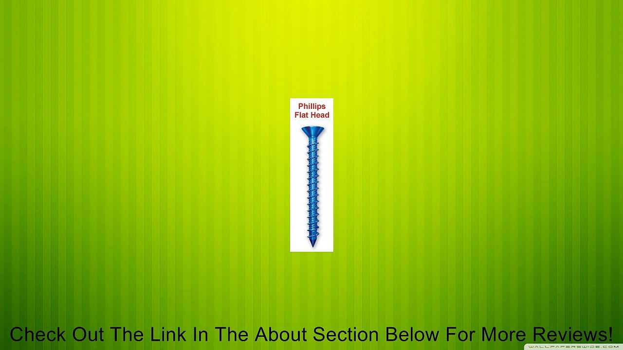 ITW Red Head PF4-500 1/4" x 5" Tapcon Climaseal Masonry Anchor 100 Per Box Review