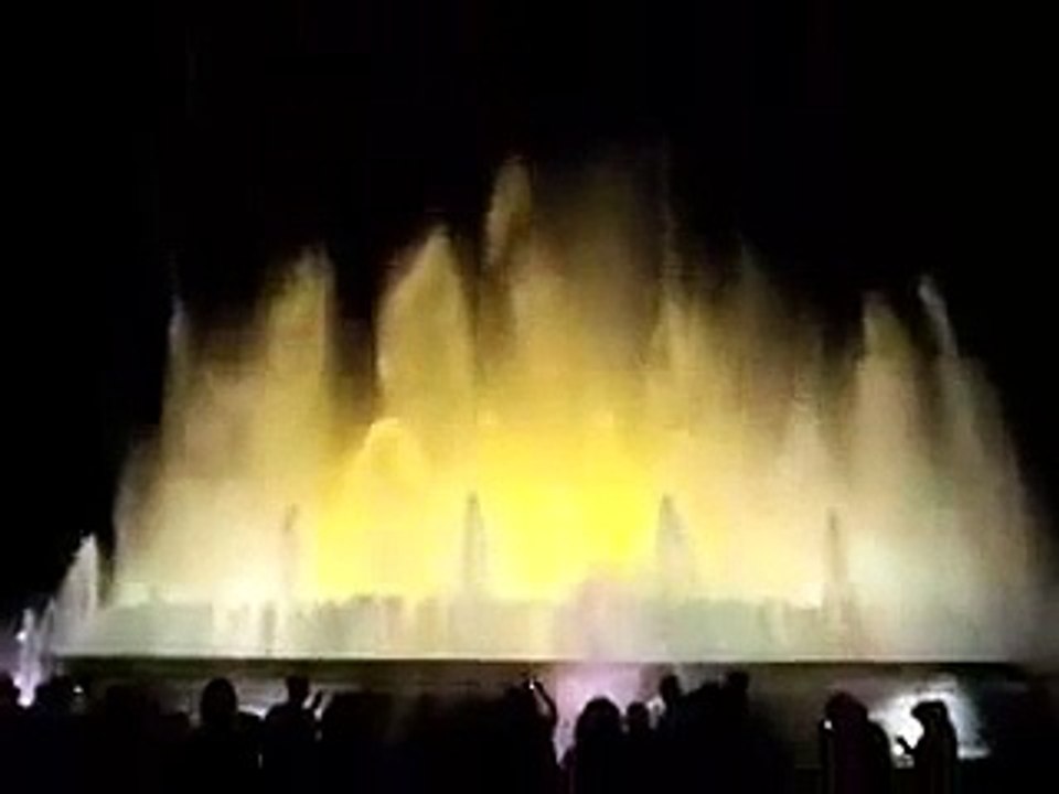 la fontaine magique Barcelone