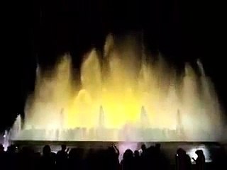 la fontaine magique Barcelone
