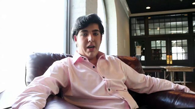 Austin Irby cuts an ad for Walkin ON The Blvd Elvis Week 2013 video