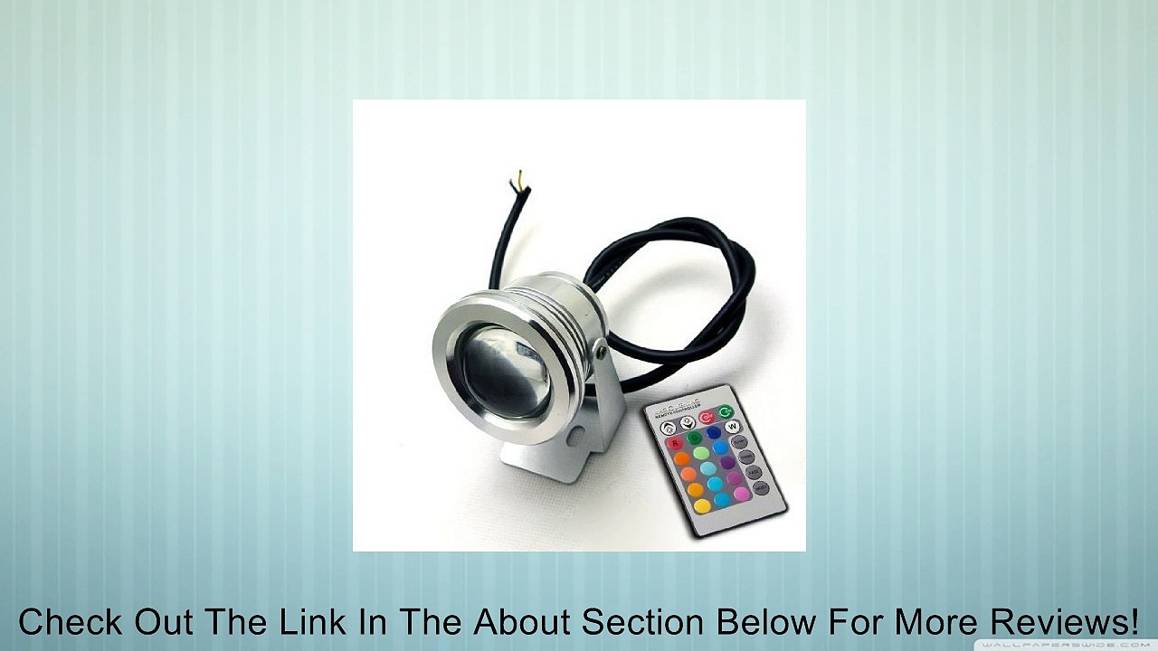 Leegoal 10w Waterproof RGB Color Changing Outdoor LED Flood Light + Remote Control Review