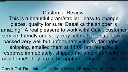 Roan Rocco Classic Pram Stroller 2-in-1 with Bassinet and Seat Unit - Multiple Colors Review