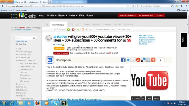 Top Selling SEO and Social Media Services from most Trusted, Reputable Sellers #SEOClerX