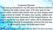 Carex Health Brands Elongated Hinged Toilet Seat Riser Review