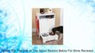 White Pet Food Cabinet with Bowls w/ Stainless Steel Pet Bowls Pet Organizer Review