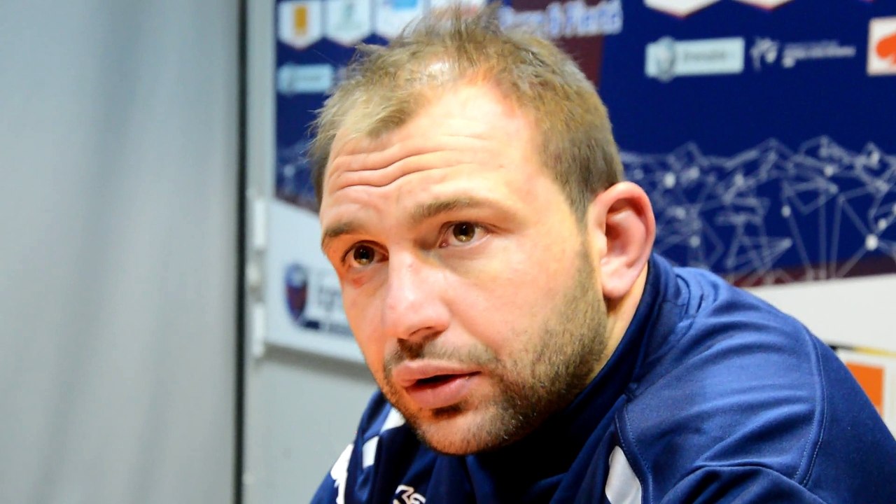 Arnaud Héguy après la défaite de Grenoble contre le Stade français (30-43)