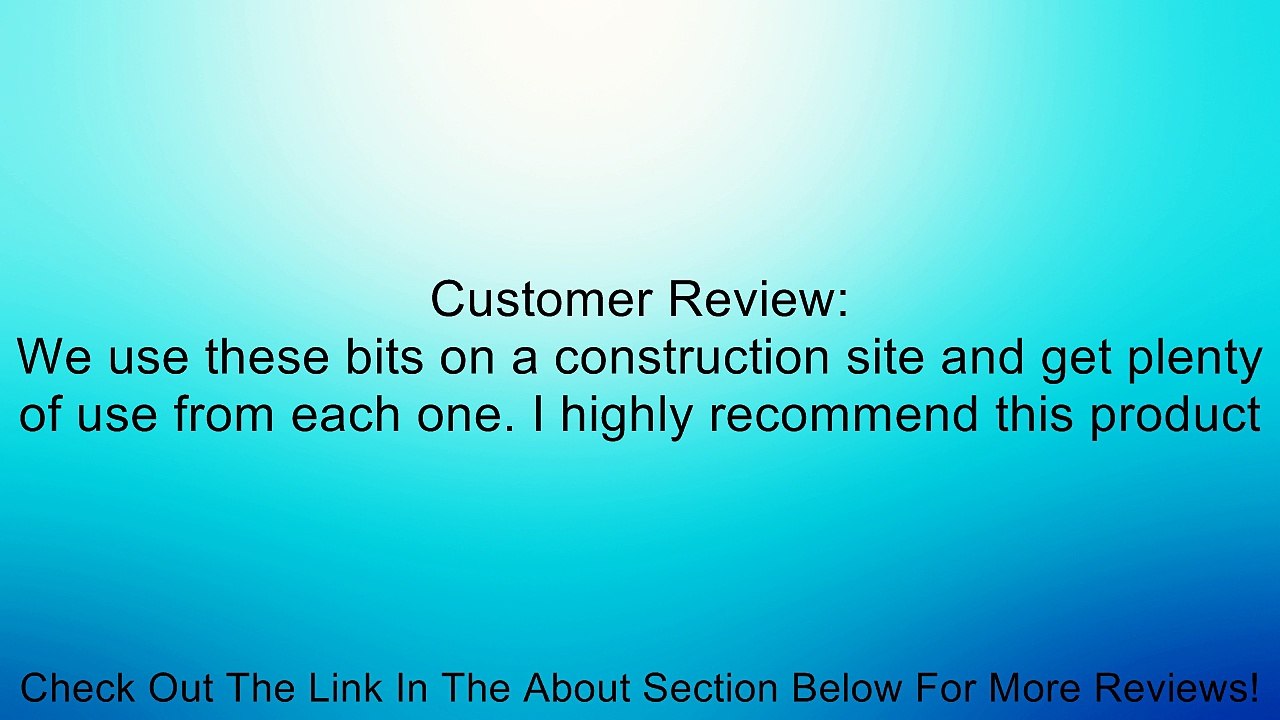 Bosch DSB1009P40 3/4-Inch by 6-Inch Daredevil Spade Bit, 40-Pack Review