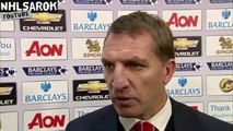Manchester United vs Liverpool 3 - 0 - Brendan Rodgers post-match interview.