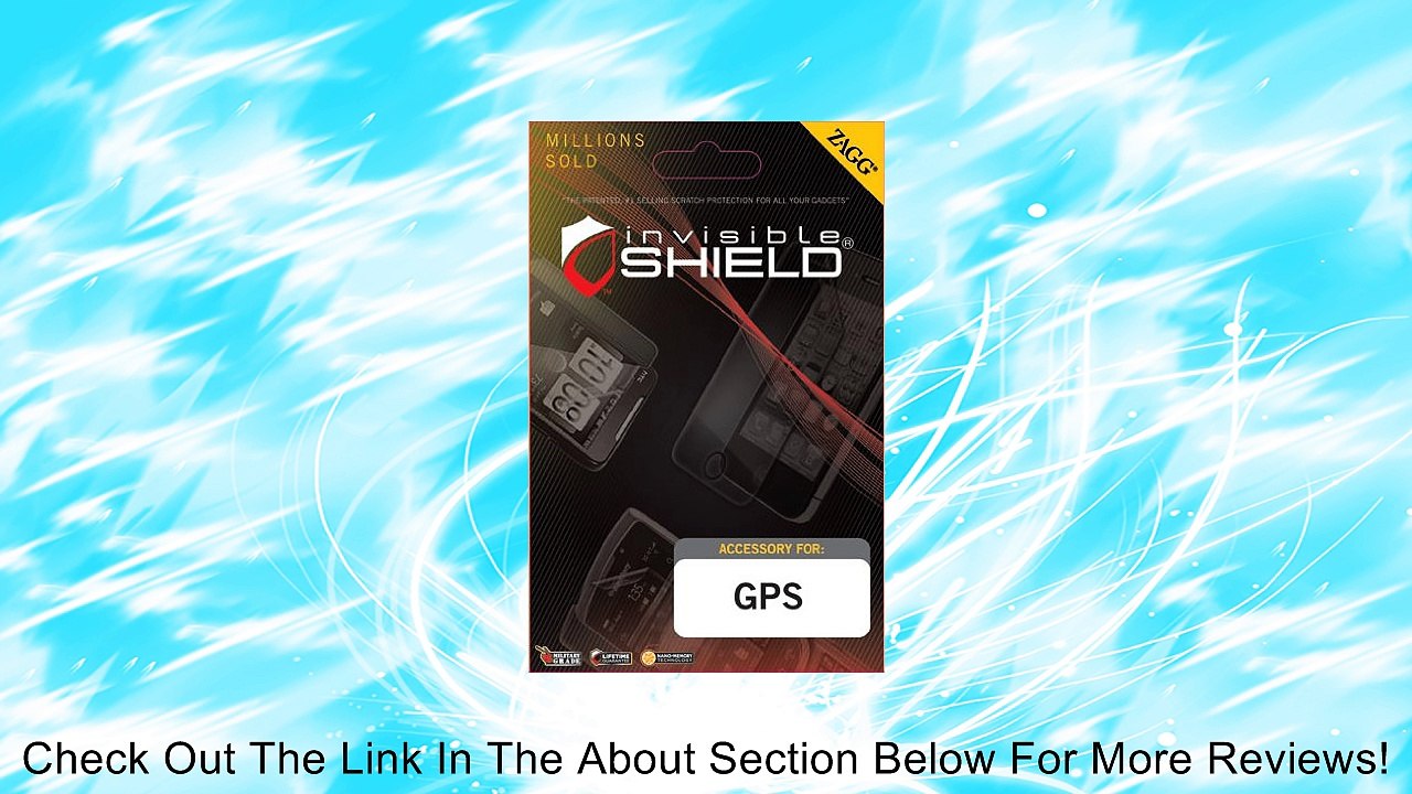 InvisibleShield for Garmin Approach G6 - Screen (Clear) Review