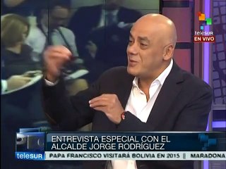 Alcalde de Caracas destaca apoyo mundial al gobierno bolivariano