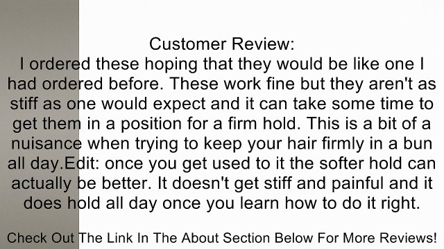 5 Pcs Black Plastic Magic Bun Maker Curler Hair Holders 8.5 Review