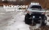 BACKWOODS 66 "SNOW SCALIN" - Custom Axial Trail Honcho in Snow, Water