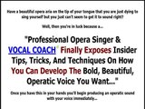 Sing Opera Now Learn How To Sing Opera